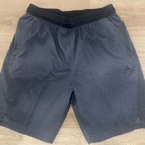 Adidas Men's Charcoal Gray Athletic Shorts